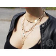Nyaklánc 3 soros boho-vintage stílussal