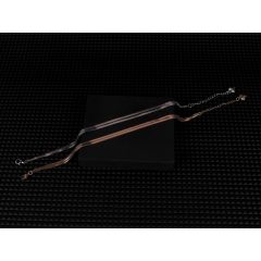 Bokalánc, 2 soros kígyólánc arany és ezüst színben