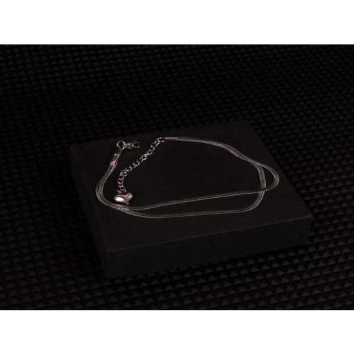 Bokalánc, 2 soros kígyólánc arany és ezüst színben