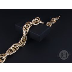 Nyaklánc hangsúlyos 2 fajta láncból