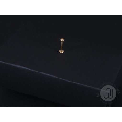 Piercing egyszerű gömb fejjel, ezüst színben