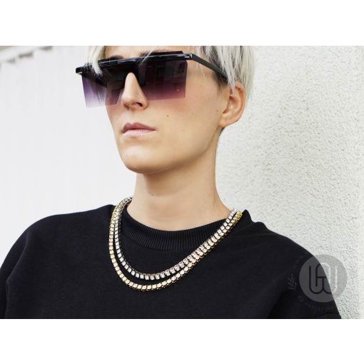 Iced out tennis chain