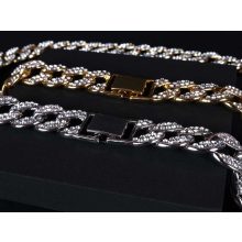 Iced out miami curb chain