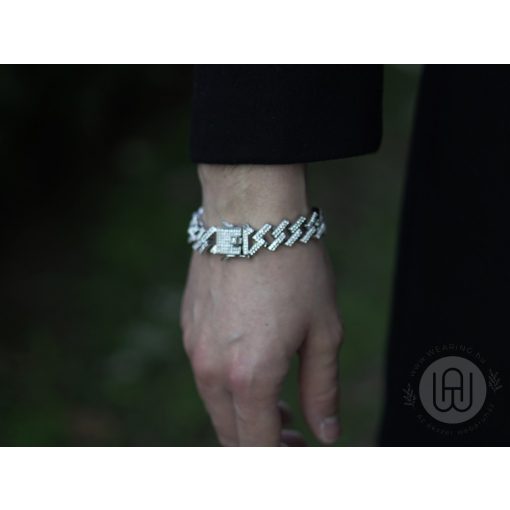 Full Iced out prong miami karkötő