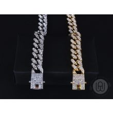 Full Iced out curb miami karkötő