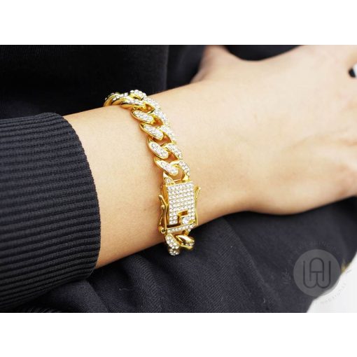 Full Iced out curb miami karkötő