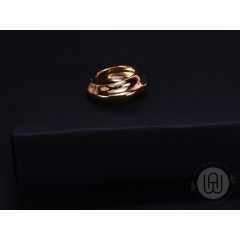 Gyűrű arany színű oversize állítható méretű  