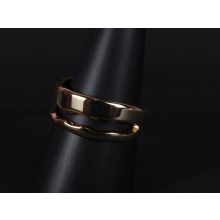 Gyűrű arany színű kétsoros hullámos