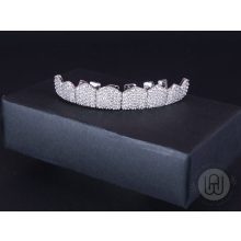 Fog grillz alsó, felső sor külön ezüst színben 