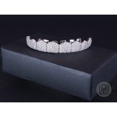 Fog grillz alsó, felső sor külön ezüst színben 