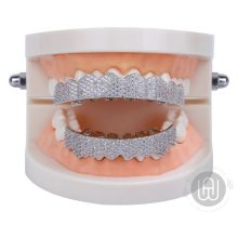 Fog grillz alsó, felső sor külön ezüst színben 