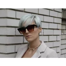 Nyaklánc choker pillangó köves