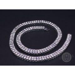 Dupla soros iced out tennis chain