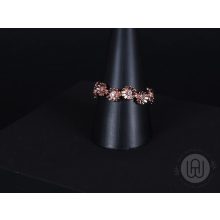 Gyűrű, ezüst, százszorszép virág mintával