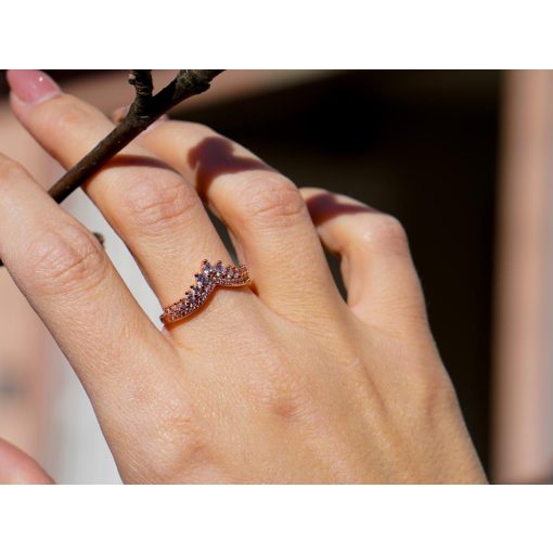 Gyűrű, ezüst, fenséges csillogás