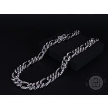 Nyaklánc, iced out figaro kivitelben