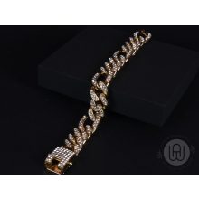 Karkötő iced out figaro kivitelben