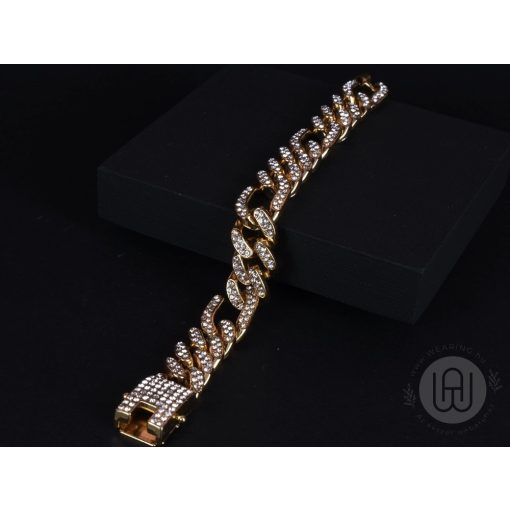 Karkötő iced out figaro kivitelben