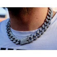 Nyaklánc, 20 mm-es curb szemmel