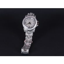 Karóra, iced out baguette kő berakással