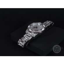 Karóra, iced out baguette kő berakással