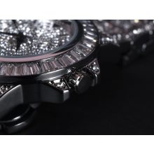 Karóra, iced out baguette kő berakással