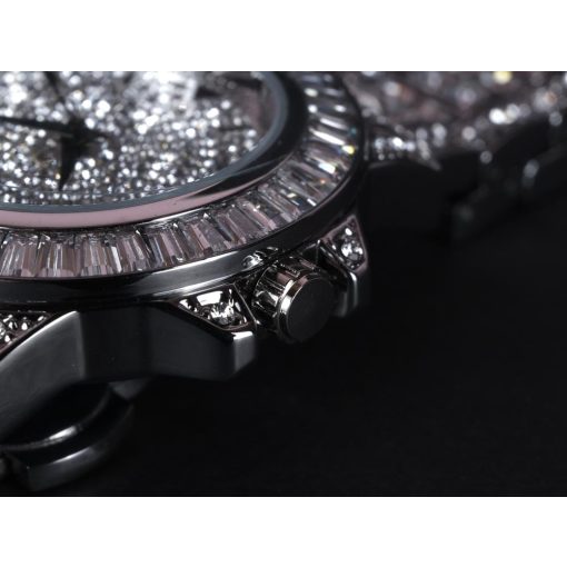 Karóra, iced out baguette kő berakással