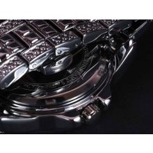 Karóra, iced out baguette kő berakással