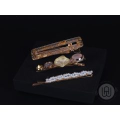 Hajcsat szett, 3 db-os púder, pezsgő színben