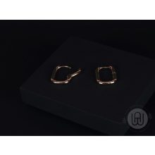 Fülbevaló, egyszerű ovális formával