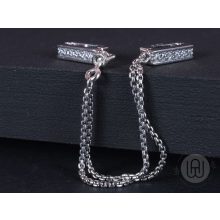 Klip, charm ,szikrázó biztonsági lánc 