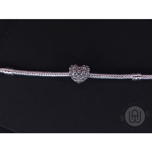 Charm, pavé gömb szív