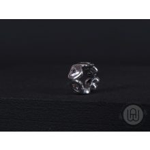 Spacer, rózsaszín kövekkel