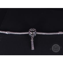 Charm, szív mintával