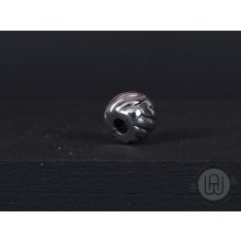 Charm, polírozott madártoll klip