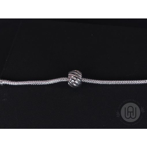 Charm, polírozott madártoll klip