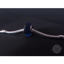 Charm, kék ócán gyöngy