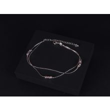 Bokalánc, ezüst, gömb és csillag