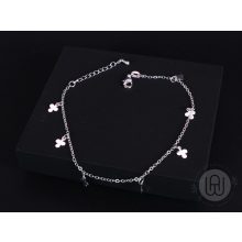 Bokalánc, ezüst, pikk medállal