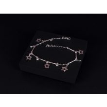 Bokalánc, ezüst, csillag és kő