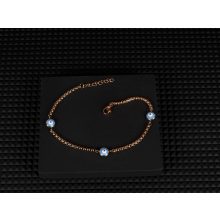 Bokalánc, ördögszem mintás lánc arany színben