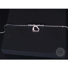 Bokalánc, ezüst, gömb és szív körvonal