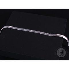 Bokalánc, ezüst, kígyólánc