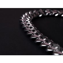 Nyaklánc, cuban link, köves csattal