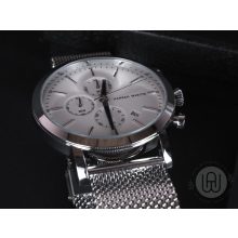 Karóra prémium fehér számlappal, férfi, Hannah Martin® 