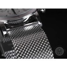 Karóra prémium fehér számlappal, férfi, Hannah Martin® 