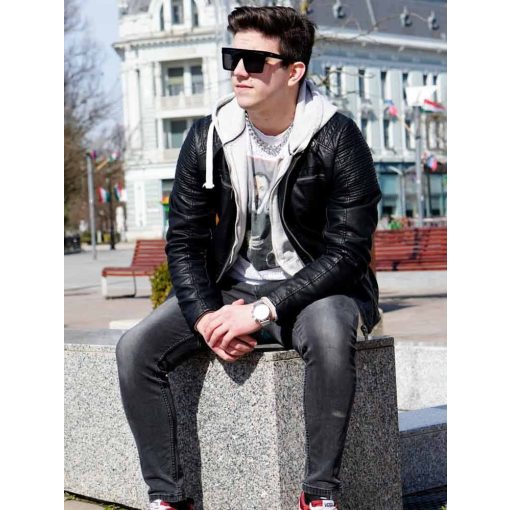 Karóra prémium fehér számlappal, férfi, Hannah Martin® 