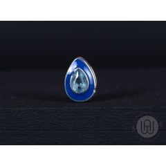 Klip, szikrázó kék esőcsepp