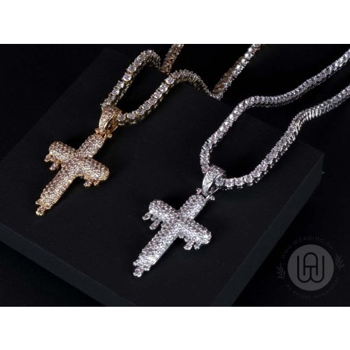 Medál, drip kereszt