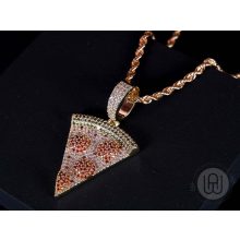 Medál, slice with ice